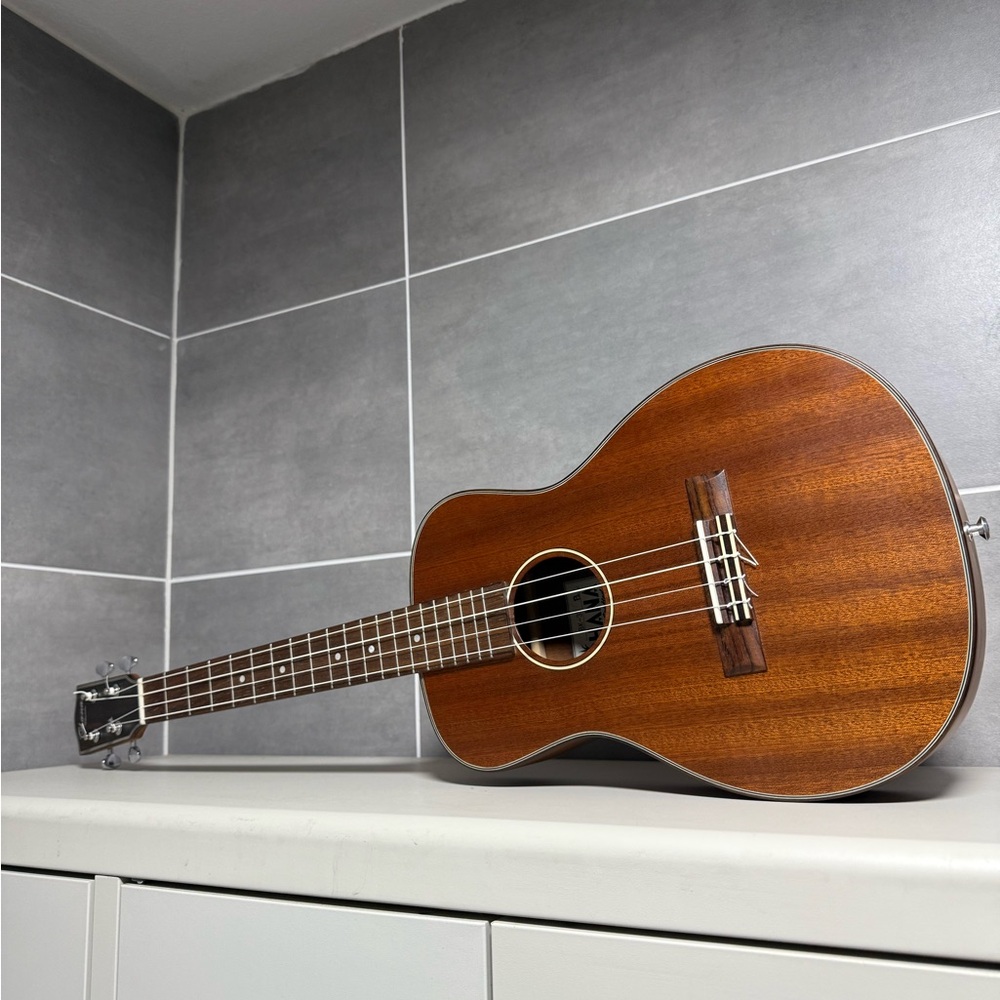 Ohana Wooden Ukulele with Silver Accents